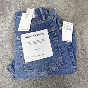 Good American Jeans Womens size 27 Good Classic New NWT Skinny Blue